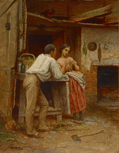 Cortejo sureño de Eastman Johnson