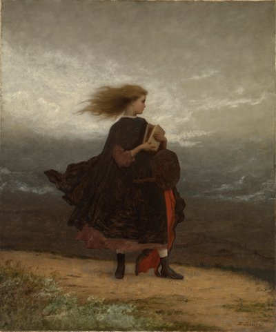 La chica que dejé atrás, ca. 1872 de Eastman Johnson