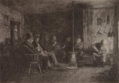 La Escuela de Filosofía de Nantucket de Eastman Johnson