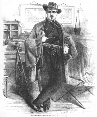 Alexis Soyer, dibujado en Balaclava de Ebenezer Landells