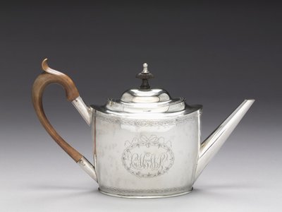 Tetera, 1790-1810 de Ebenezer Moulton