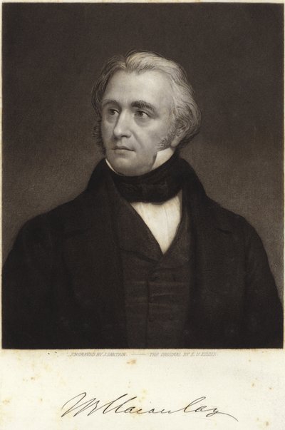 Lord Macaulay de Eden Upton Eddis