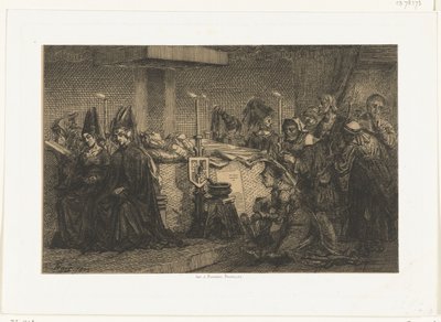 María de Borgoña en su majestuoso lecho de Edgar Alfred Baes