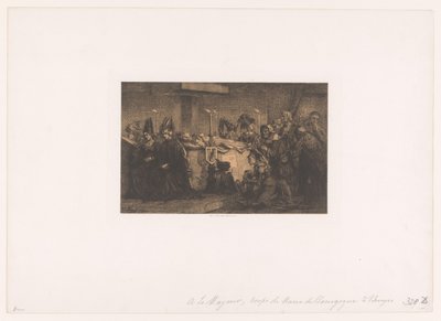 María de Borgoña en estado en Brujas de Edgar Alfred Baes