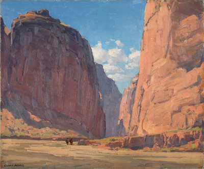 Canyon Portal, c.1935 (óleo sobre lienzo) de Edgar Alwin Payne