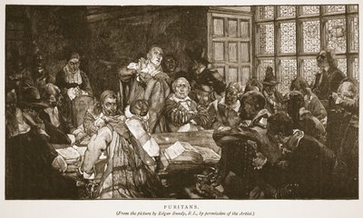 Puritanos, ilustración de 