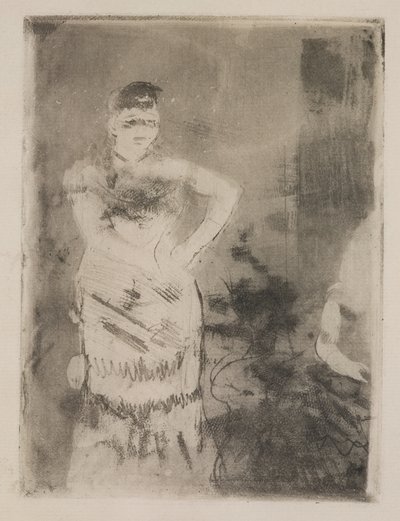 Un cantante de Edgar Degas