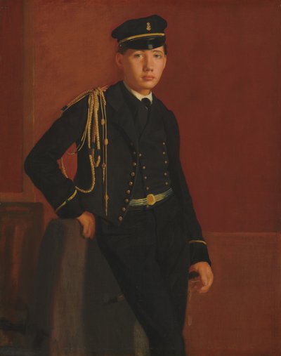 Achille De Gas en el Uniforme de un Cadete, 1856-1857 de Edgar Degas