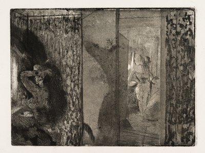 Actrices en sus camerinos de Edgar Degas