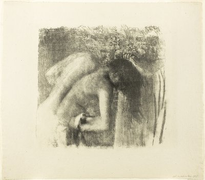 Después del baño (versión grande) de Edgar Degas