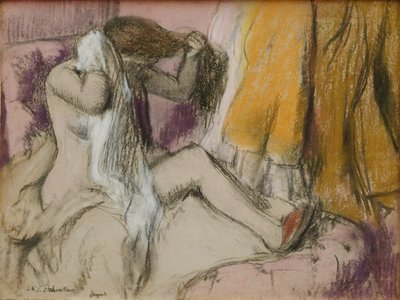 Nach dem Bad de Edgar Degas