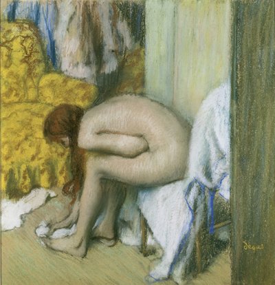 Después del Baño de Edgar Degas