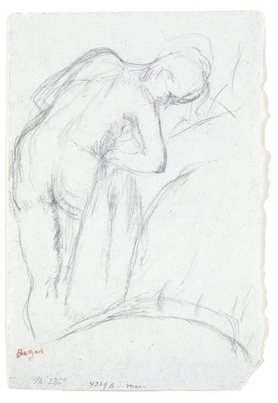 Después del baño de Edgar Degas