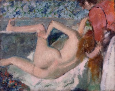 Después del baño, c.1895 de Edgar Degas