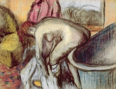 Después del baño, c.1895 de Edgar Degas