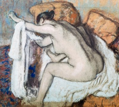 Después del baño de Edgar Degas