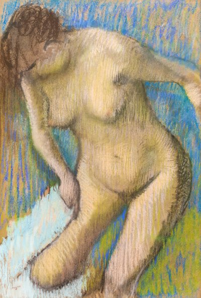 Después del baño de Edgar Degas