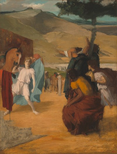 Alejandro y Bucéfalo de Edgar Degas