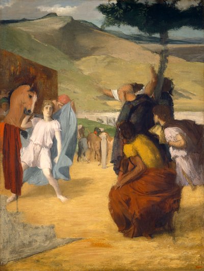 Alejandro y Bucéfalo, 1861-2 de Edgar Degas
