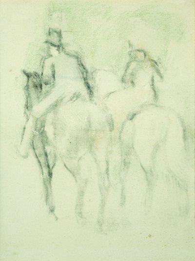 Amazona y caballero de Edgar Degas