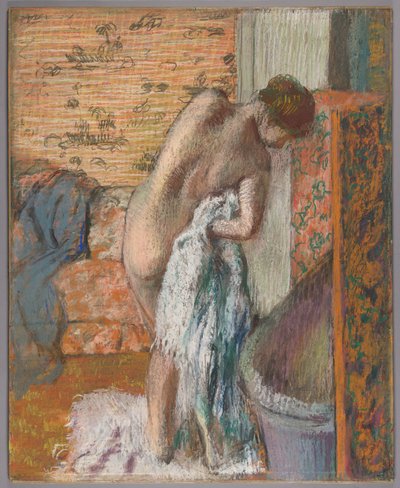 Después del baño de Edgar Degas