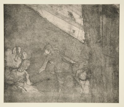 En los Ambassadeurs, c.1877 de Edgar Degas