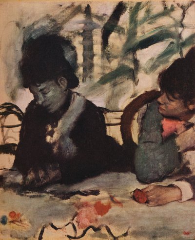 En el café, c1875 de Edgar Degas