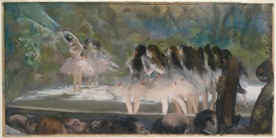 Ballet en la Ópera de París de Edgar Degas