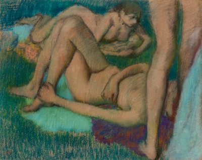 bañistas de Edgar Degas