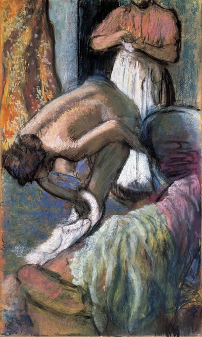 Desayuno después del baño de Edgar Degas