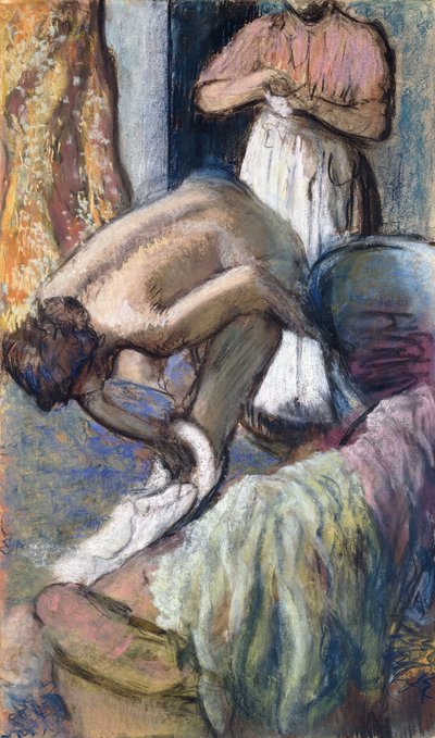 Desayuno después del baño de Edgar Degas