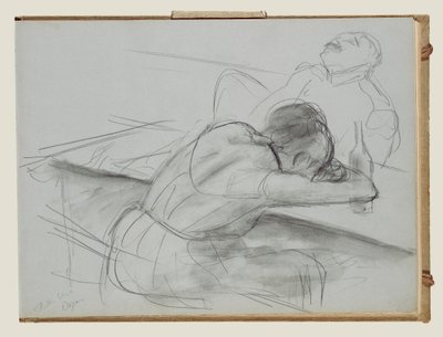 Escena de burdel de Edgar Degas