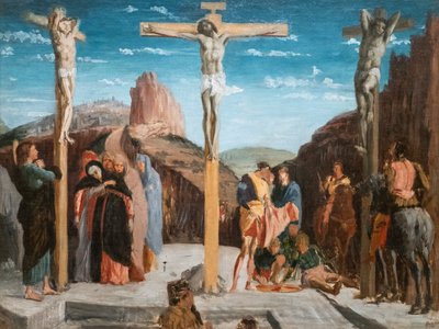 Calvario (copia después de Andrea Mantegna). 1861. de Edgar Degas