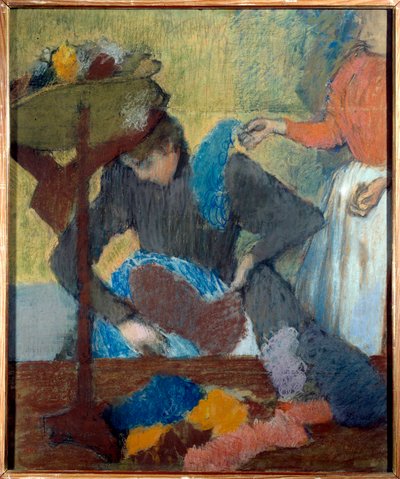Chez la modist de Edgar Degas