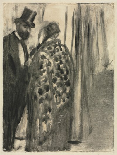 Conversación: Ludovic Halévy y Madame Cardinal La Conversación, c. 1880-1883 de Edgar Degas