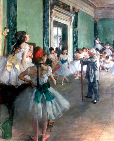Clase de danza, 1874 de Edgar Degas