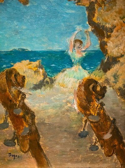Bailarina. Escena de ballet de Edgar Degas