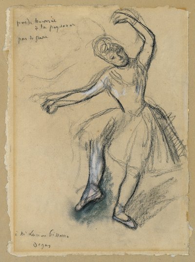Bailarina; Danseuse, 1880s de Edgar Degas