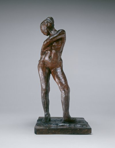 Bailarina Abrochando la Cuerda de sus Medias, c.1885-1890 de Edgar Degas