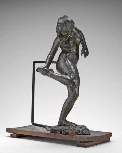 Bailarina mirando la planta de su pie derecho, c. 1890s de Edgar Degas
