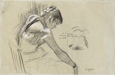 Bailarina en reposo, 1879 de Edgar Degas