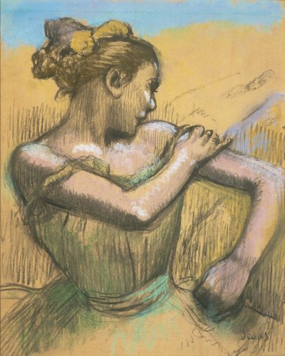 Bailarina, c.1895-99 (pastel y carboncillo sobre papel) de Edgar Degas