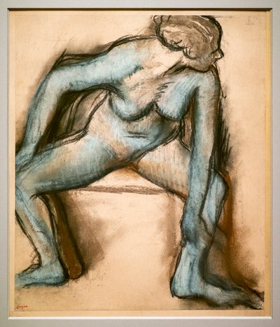 Bailarina en traje de baño de Edgar Degas