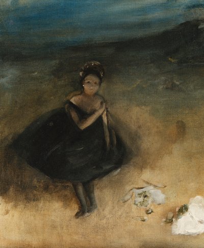 Bailarina con ramo de Edgar Degas