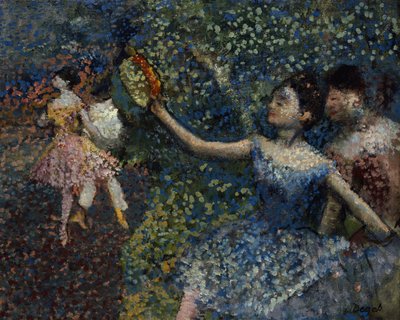Bailarina con Pandereta, c.1897 de Edgar Degas