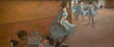 Bailarinas subiendo una escalera de Edgar Degas