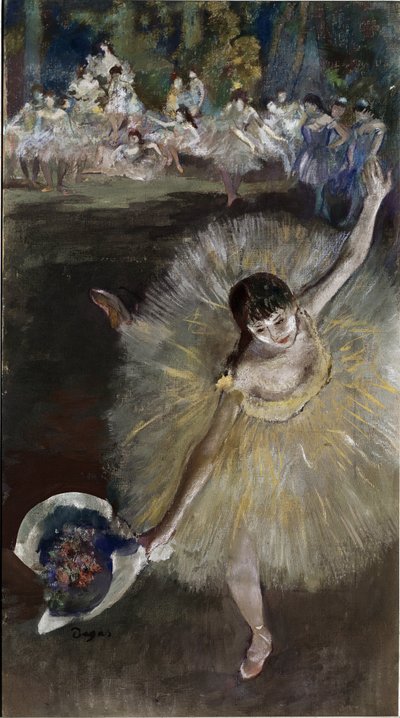 Bailarina (óleo sobre lienzo) de Edgar Degas