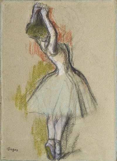 Bailarina de pie, c. 1885 de Edgar Degas