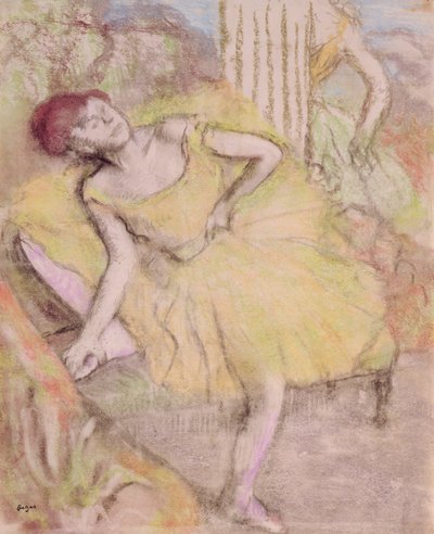 Bailarina en reposo, c.1897-1900 de Edgar Degas