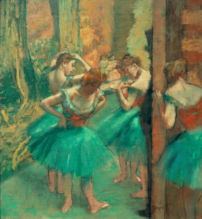 Bailarinas en rosa de Edgar Degas